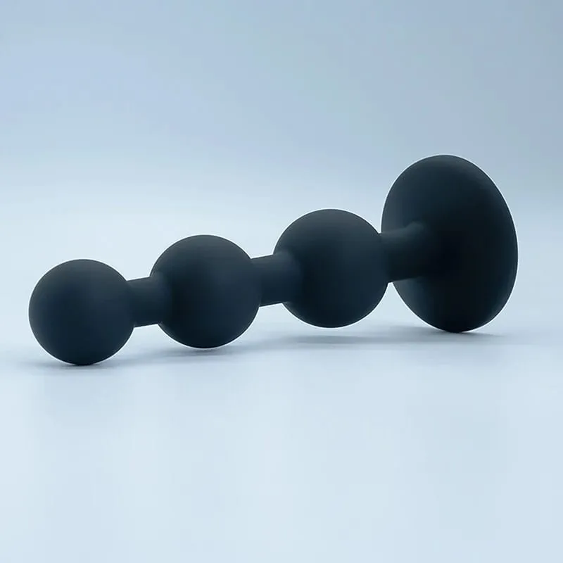 Black Silicone 3 Ball Anal Beads Sex Anal Plug Crystal Base Butt Plug Analplug But Plug Anal Trainer Toys Sex Toys For Woman — image 6