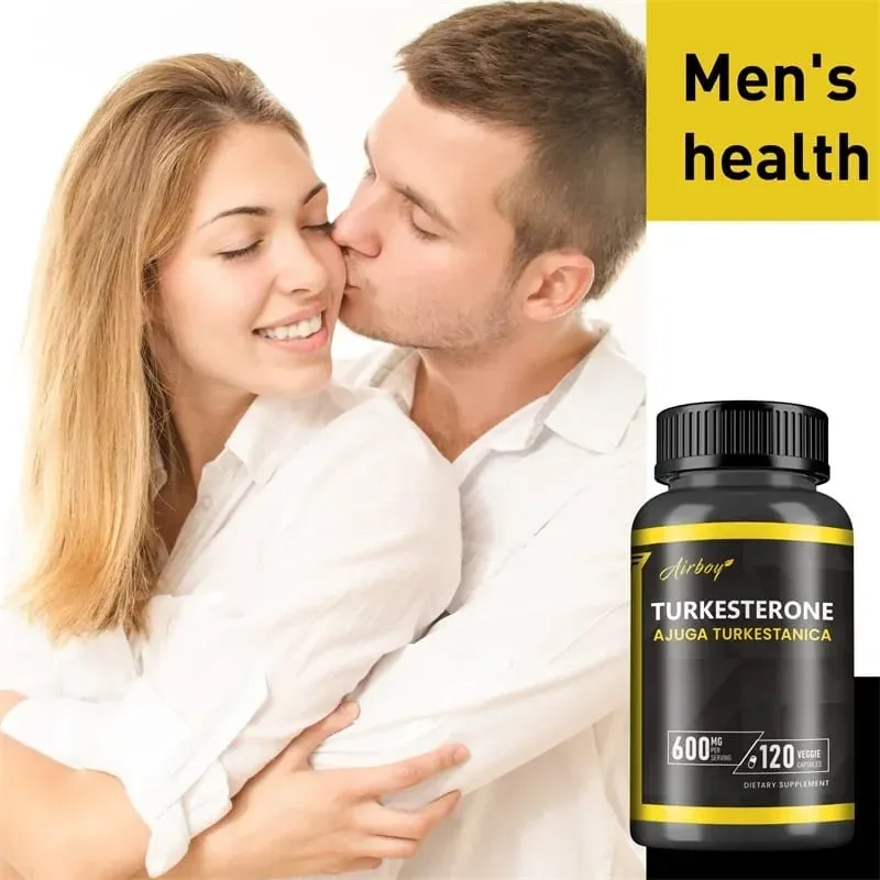 Turkesterone 600mg - Supports Muscle Mass Strength Performance and Recovery and Improves Energy Levels & Endurance