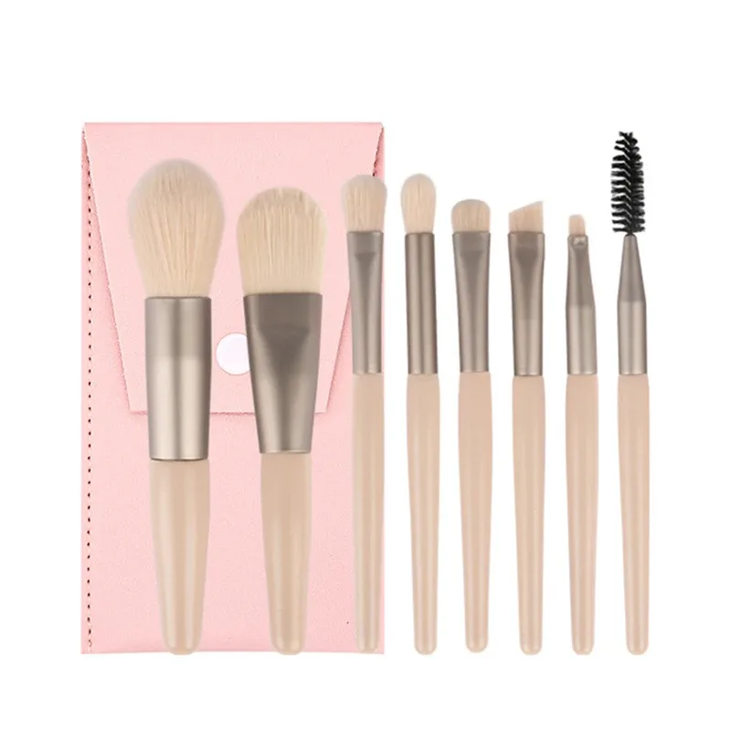 8Pcs Portable Makeup Brushes Set Women Cosmetic Eye Shadow Blush Powder Shadow Foundation Blush Blending Concealer Make Up Tools — image 11