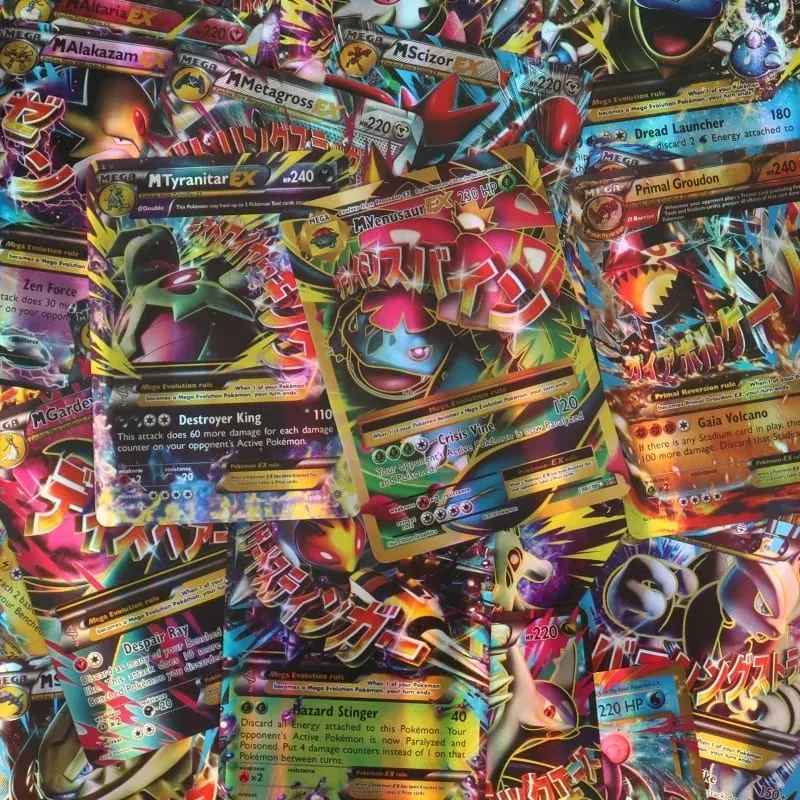 60/100Pcs Pokemon Shining Cards English Version MEGA GX Vmax TAG EX Proxy Collection Cards Toys Children Gift — image 6