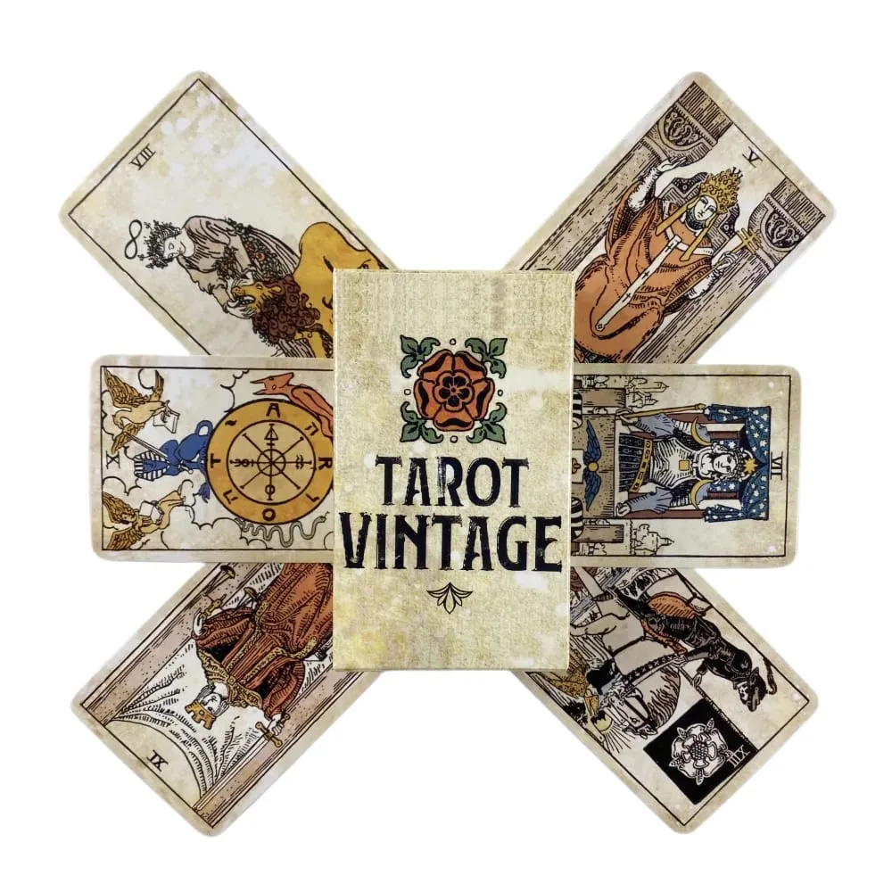 Tarot Vintage Cards A 78 Rider Deck Oracle English Visions Divination Board Playing Game Cards — image 5