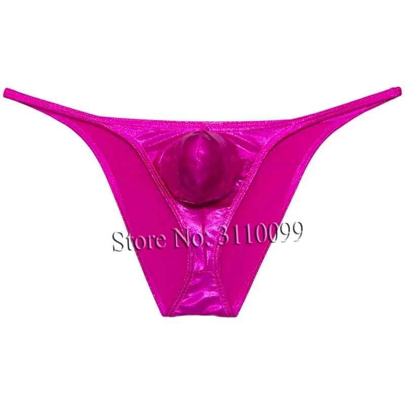 Men's Gloss Cheeky Briefs Posing Trunk Fitness Stretchy Bikini Briefs Underwear — image 7