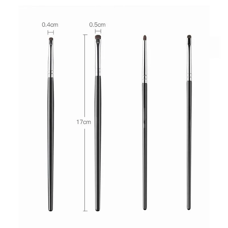 Detail Small Eyeshadow Makeup Brushes Eyebrow Brush Flat Fine Eyeliner Brush Highlights Smudge Silkworm Shadow Brush MakeUp Tool