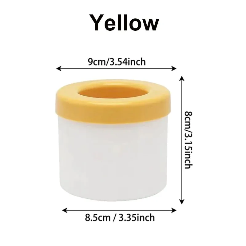 New Ice Bucket Silicone Round Cylinder Ice Cube Mold With Lid Ice Mould Homemade DIY Refrigerator Freeze Creative Ice Cube Molds — image 8