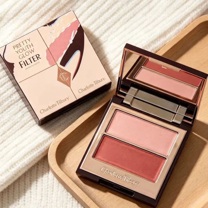 Charlotte Tilbury CT Blush Set Blush Liquid Blush Cushion Pen Two-color Highlights 4-Colors Blush Platte Makeup Cosmetic Beauty — image 26