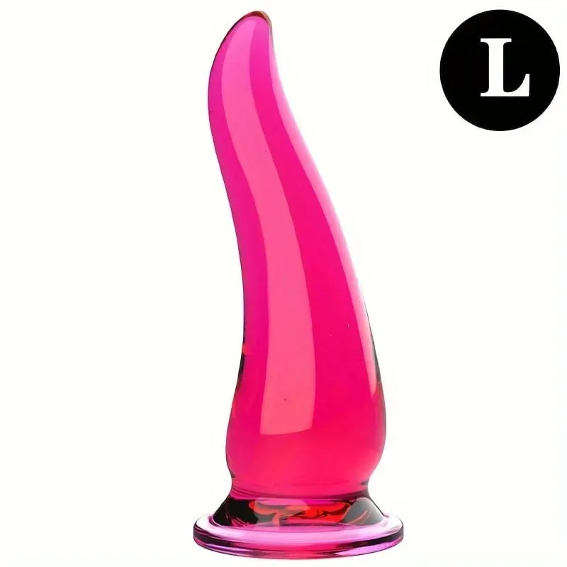 Black&Transparent Anal Plug Horn Dildo for Woman Prostate Dilator Massager Butt Suction Cup Sex Toys for Men Adults Beads — image 15