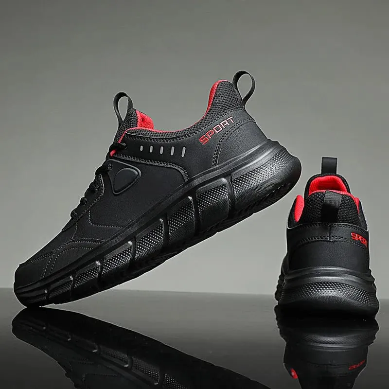 Men's Waterproof Work Shoes Lightweight Comfortable Anti Slip Shock-absorbing Sneakers Outdoor Casual Tennis Fashionable Shoes — image 5