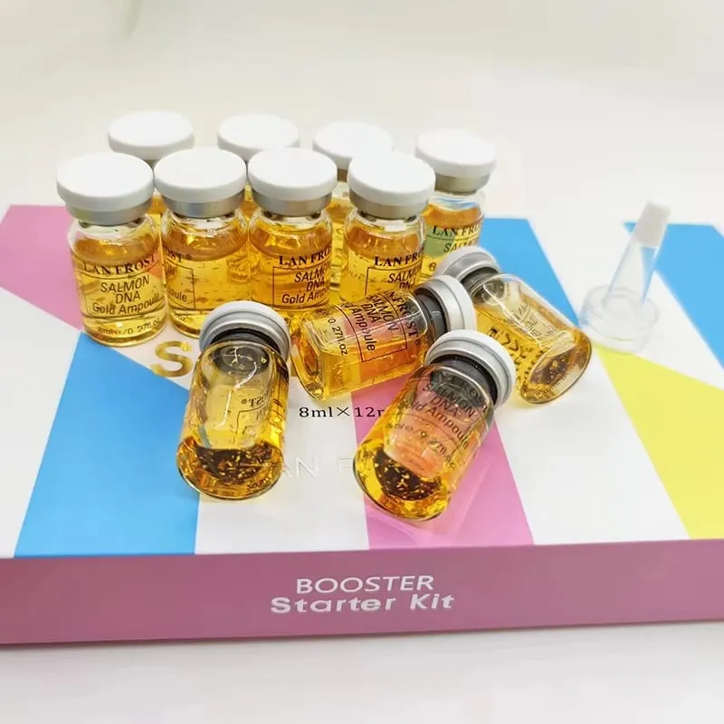 Korea Salmon DNA Gold Ampoule BB Cream with Hydrating Serum Lightweight Cover Foundation Skin Tone Makeup Base Natural Face Care — image 6