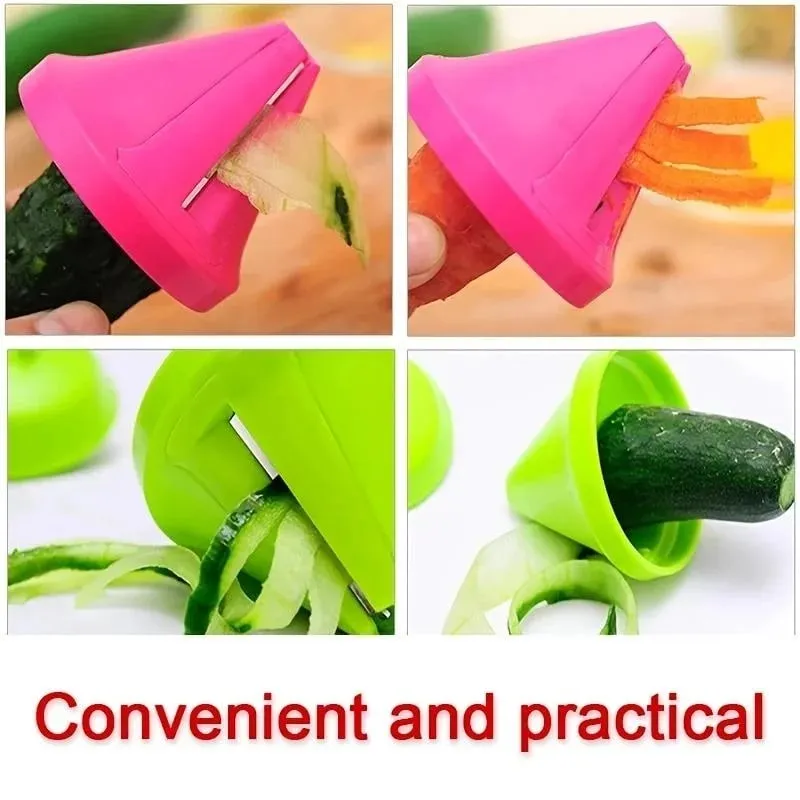 Kitchen Rotating ShredderSpiral Peeler Manual Vegetable Slicer Fruit Potato Radish Grater Kitchen Gadgets Kitchen Accessories — image 5