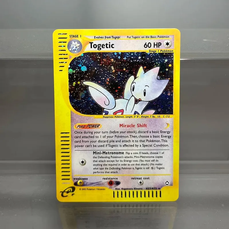 PKM-Karten Steelix Alakazam Scizor Einzelfolienkarten Raichu Slowking Game Collection-Karten PTCG-Ersatzkarten Aquapolis-Serie — image 13