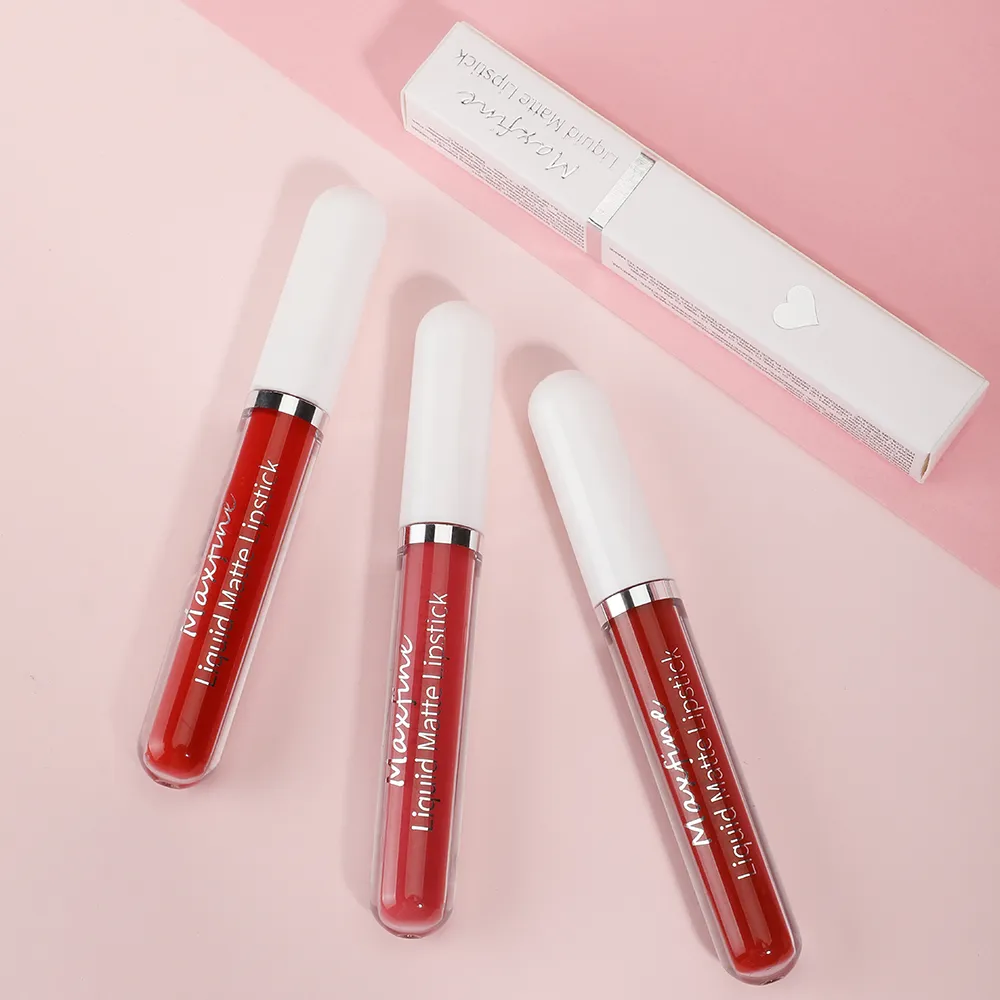Matte liquid lipstick Waterproof sexy velvet lip glaze Long lasting moisturizing lipstick — image 6