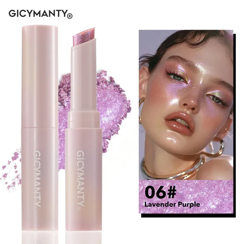 Shimmer Eyeshadow Stick Quick-Dry Film Locking Light Non-Fading Sparkle Eye Shadow Face Body Lip Highlighter — image 12