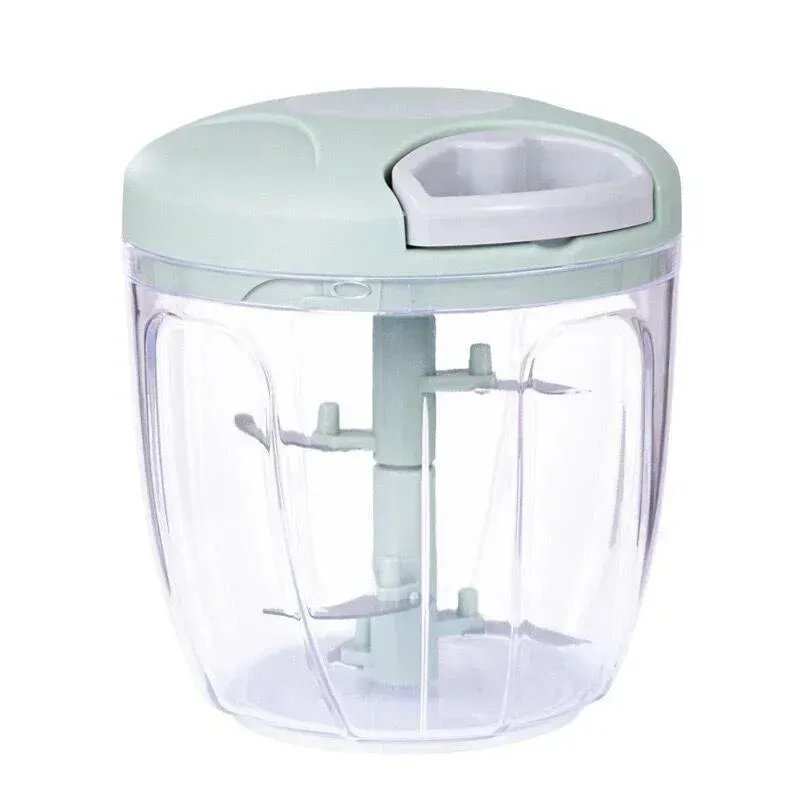 New Crusher Vegetable Onion Cutter Kitchen Cooking Accessories 500/900ML Manual Meat Mincer Garlic Chopper Rotate GarlicPress — image 13