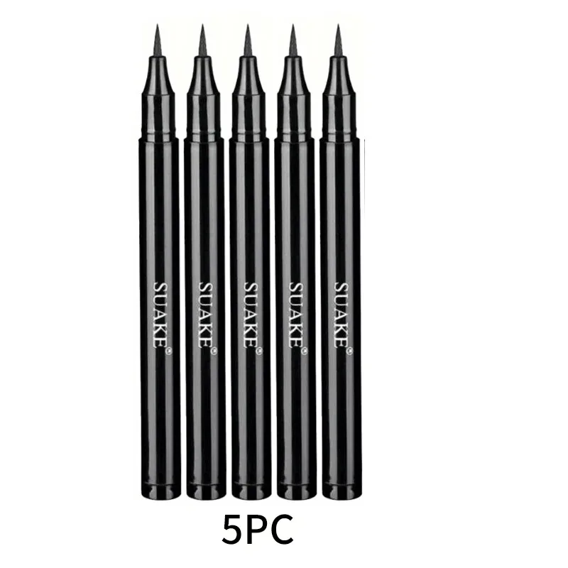 Black Waterproof Sweat-Proof and Smudge-Proof Eyeliner Creates a Natural Look and Glides on Quickly and Easily. — image 4