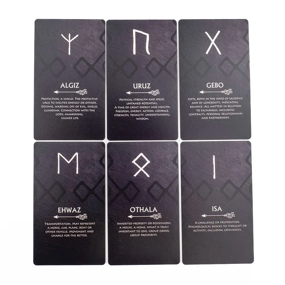 Tarot Runes Oracle Deck 26 Cards 10*6.3cm Board Game for Life Lighting and Transformation — image 4
