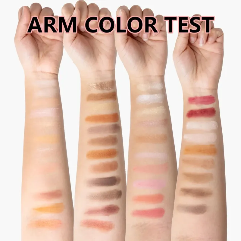 Multi‑Page All‑In‑One Nude Makeup Book Kit Eyeshadow Blush Highlighter & Contour Powder Palette — image 4