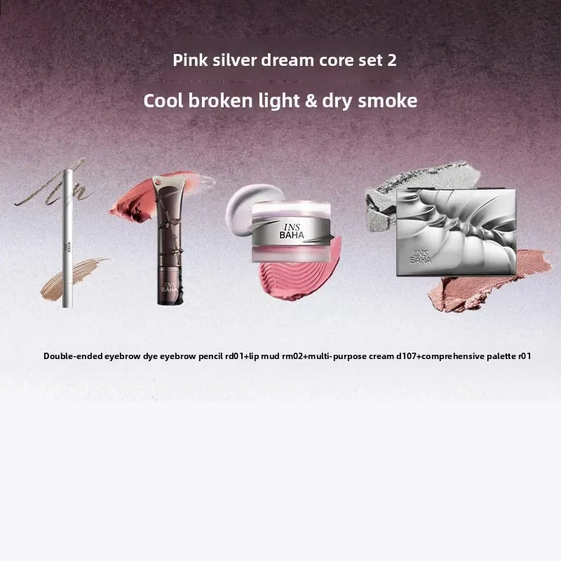 Full Face Makeup Set Lip Gloss Lip Mud All-in-One Palette Dual-Use Blush & Pendant Beauty Collection 4pcs Make Up Kits — image 8