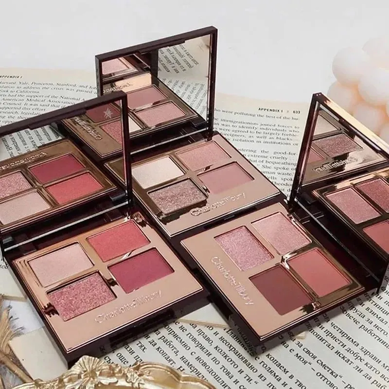 Charlotte Heart Two-tone Blush Lasting Beauty Makeup Natural Flawless Bright Powder Makeup And Eyeshadow Palette Tilbury Makeup — image 3