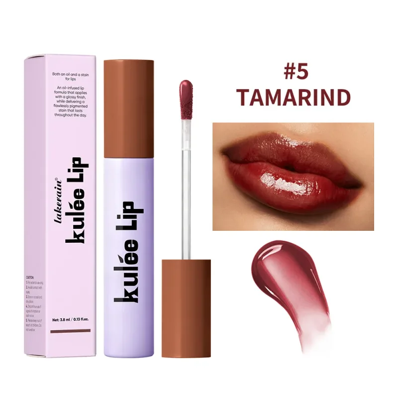 Stain Tinted Lip Oil Long Wear Moisturizing Shiny Lip Gloss Soft Texture Non Sticky Repair Chapped Lips Daily Women Beauty Lip C — image 12