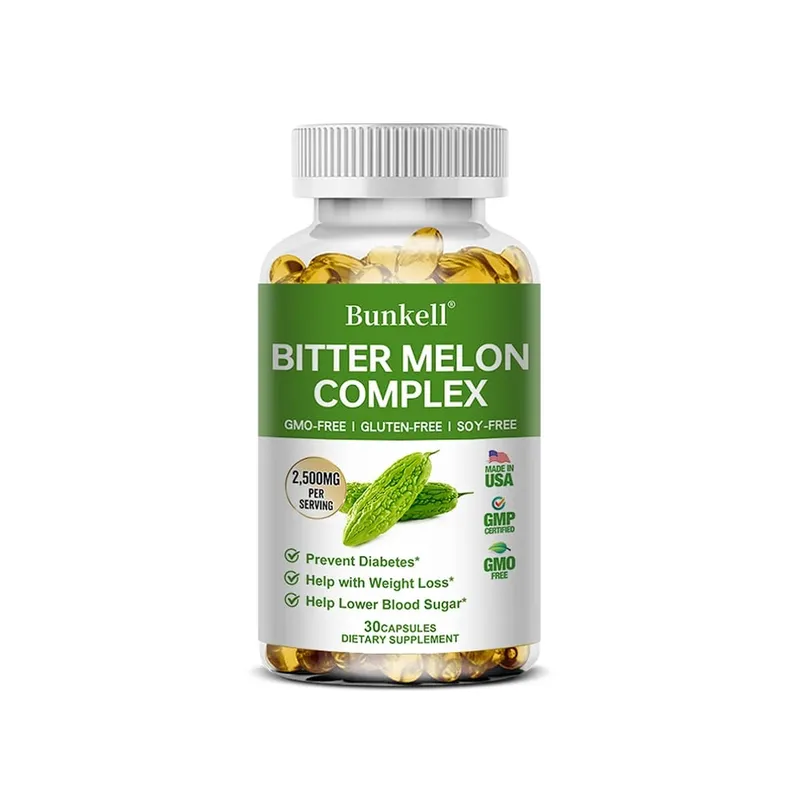 Organic Bitter Melon Extract Capsules - Supports Weight Management and Blood Sugar Balance Detoxification Skin Beauty — image 8