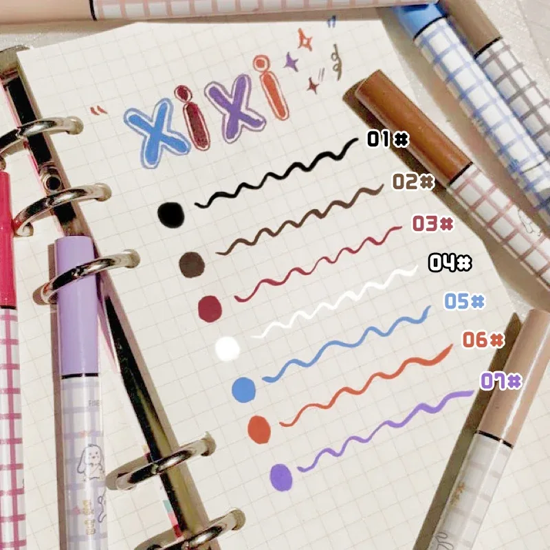 Smooth Colorful Eyeliner Pencil Matte Waterproof Not Blooming Black Eyeliner Pen Long Lasting Liquid Eye Liner Makeup Cosmetics