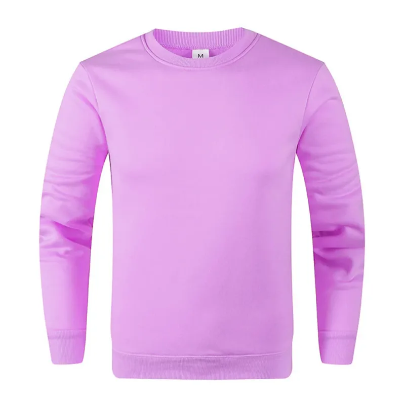Men's Basic Pullovers Casual Sweatshirts for Men Women Solid Color Spring Autumn Hoodie Sports Long Sleeve Sweatshirt Techwear — image 12