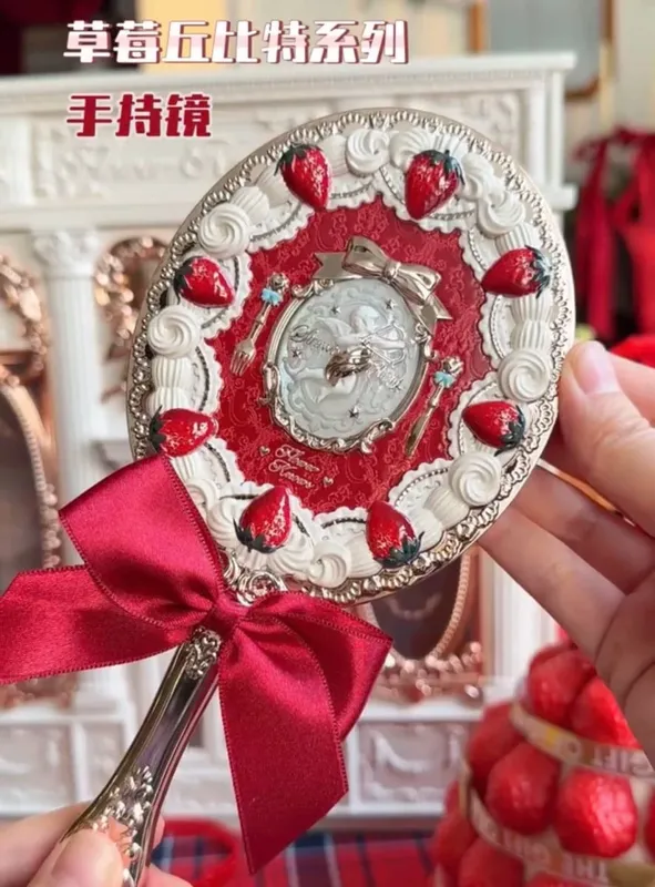 Flower Knows Handheld Makeup Mirror Air Cushion Comb All Series Relief Pattern Limited Color Makeup Tool Kit — image 12