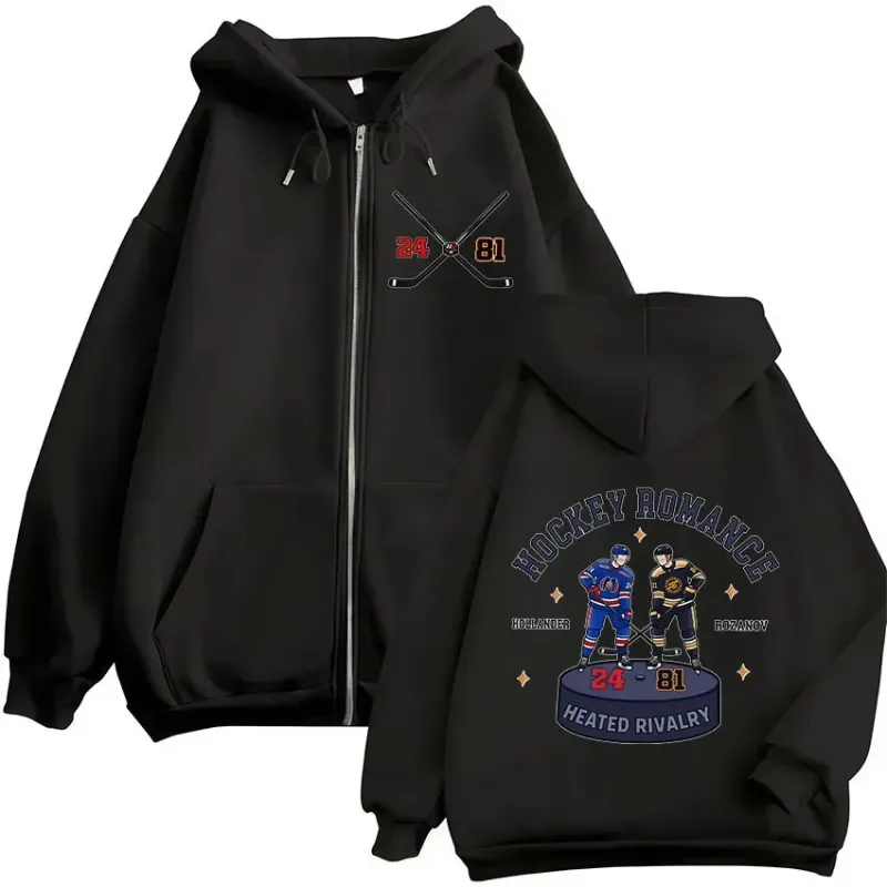 Heated Rivalry Ilya Rozanov 81 Boston Raiders Merch Zipper Hoodies Men's Women Clothing Fashion Zip Up Sweatshirts Jackets Coats — image 31