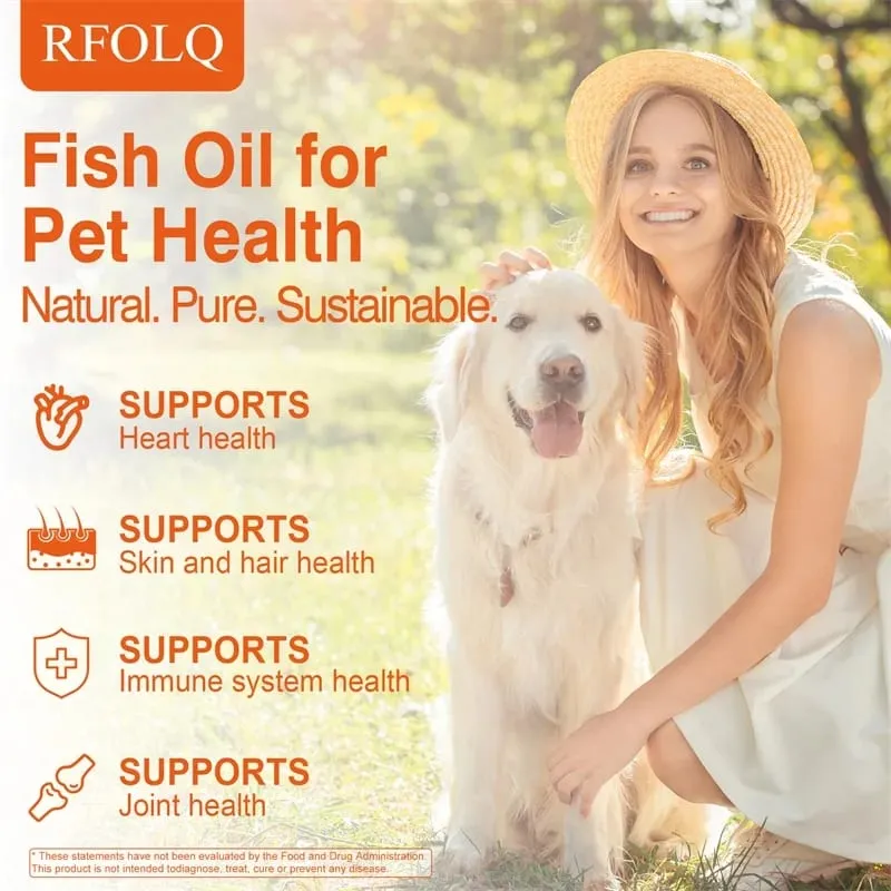 Omega-3 Pet Supplement - Fish Oil for Dogs with EPA & DHA - Supports Heart Skin Coat & Immune Health — image 4