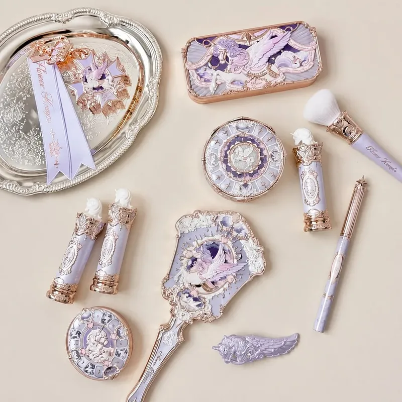 Flower Knows Knight Unicorn Luxury Fantasy Makeup Gift Box Set Cute Girly Cosmetic Collection For Birthday Holiday Present — image 5