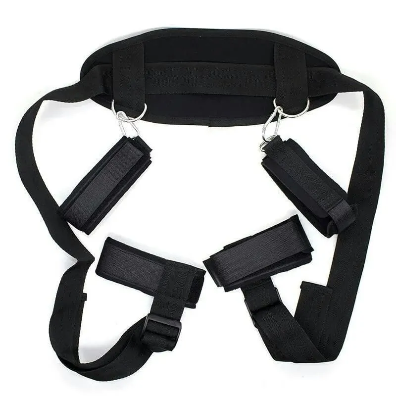 Adjustable Bondage Gear Handcuffs Ankle Cuffs Open Leg Restraint Fetish Sex Toys For Woman Couples Adult Games No Vibator — image 4