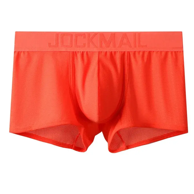 Sexy Underwear Mens Flat Corner Pants Ice Silk Breathable Youth Quadrangle Pants Guard Pants Mesh Quick Drying — image 34