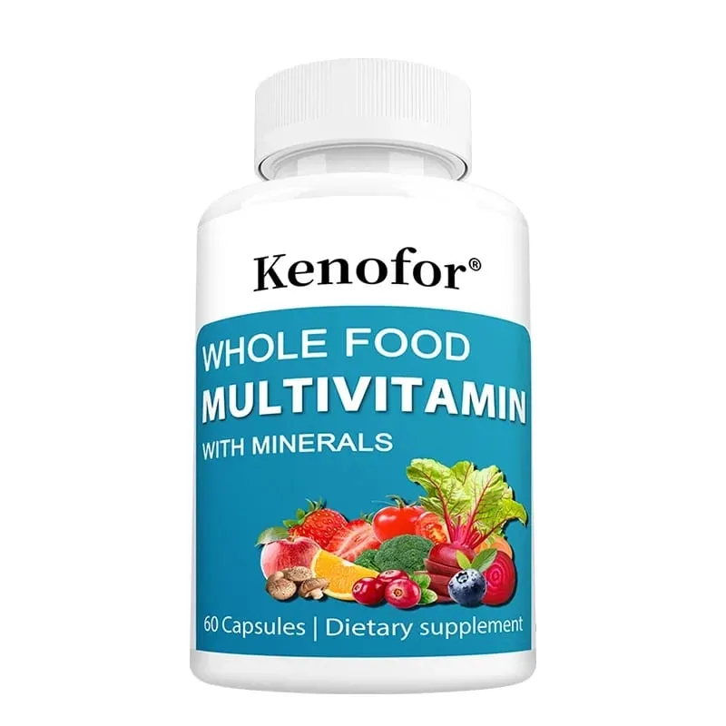 Multivitamin-Kapseln enthalten Biotin und Magnesium als Antioxidantien und helfen, die Immunfunktion, Energie und die Gesundheit des Immunsystems zu stärken — image 8