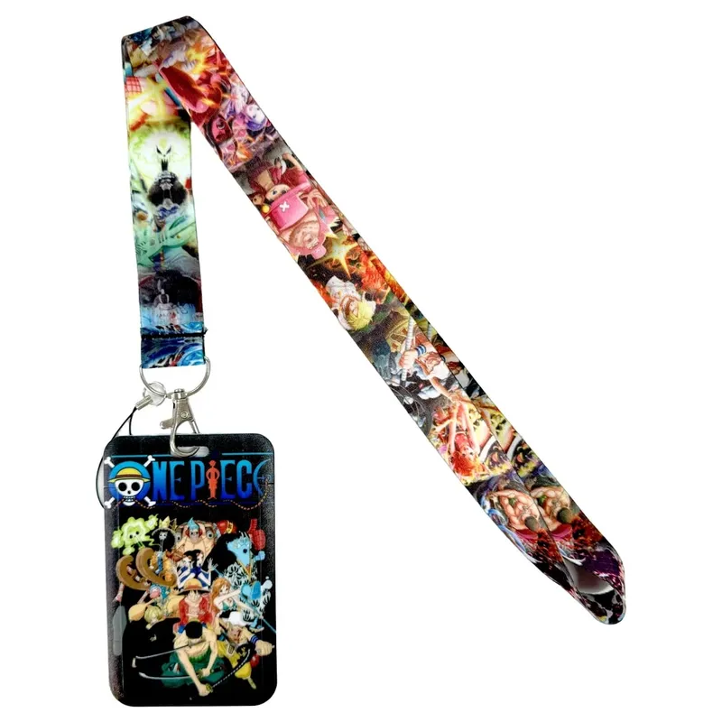 Wholesale One Piece Anime Movie Lanyards Keys Neck Strap Card Badge Gym Key Chain Lanyard Key Holder DIY Hang Rope Keyrings — image 8