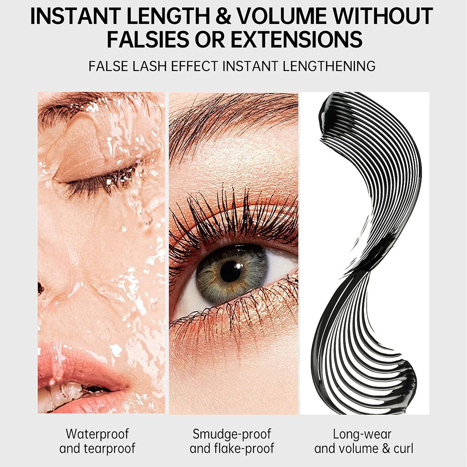 Colorful Slender Mascara Waterproof Fast Drying Curling Eyelashes Multicolor Lashes Makeup Long Lasting Blue Green Cosmetics — image 7
