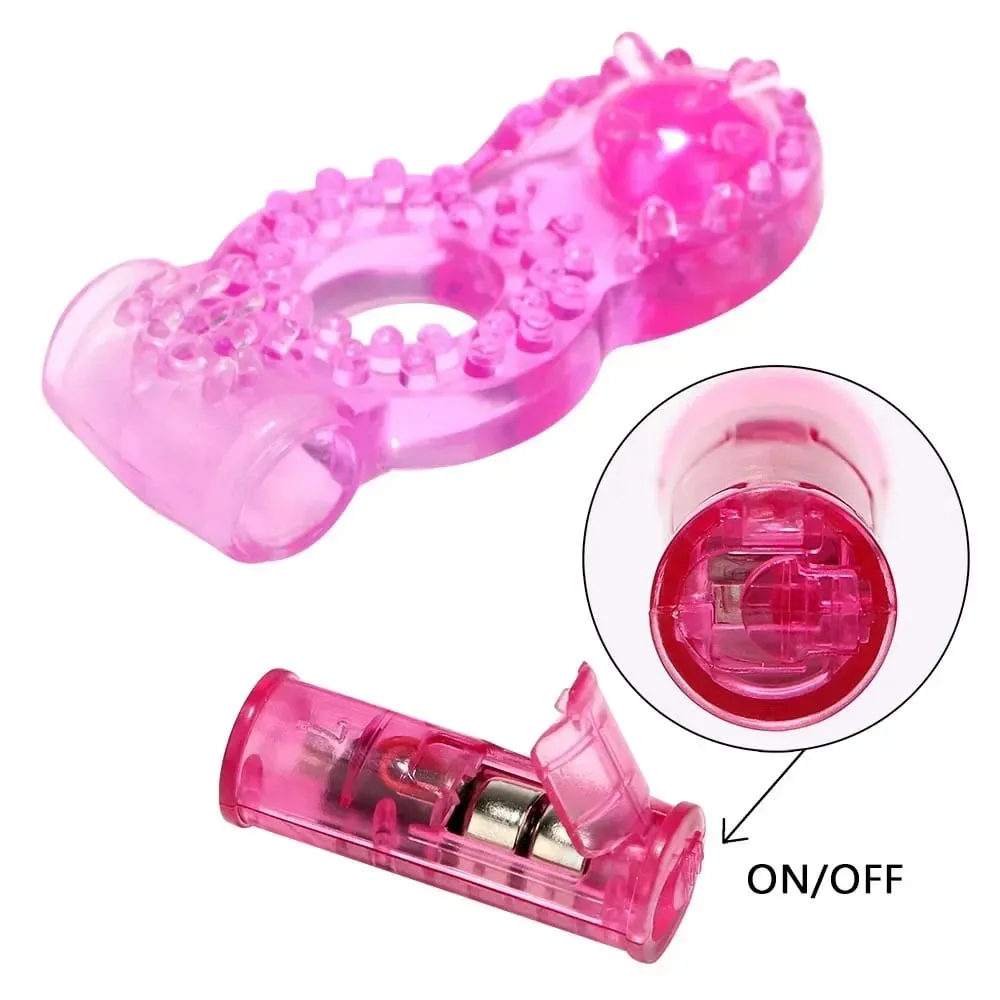 Vibrator Masturbators Penis Ring Clit Vibrating Delayed Ejaculation G-spot Stimulation Cock Ring Sex Toys For Men — image 3