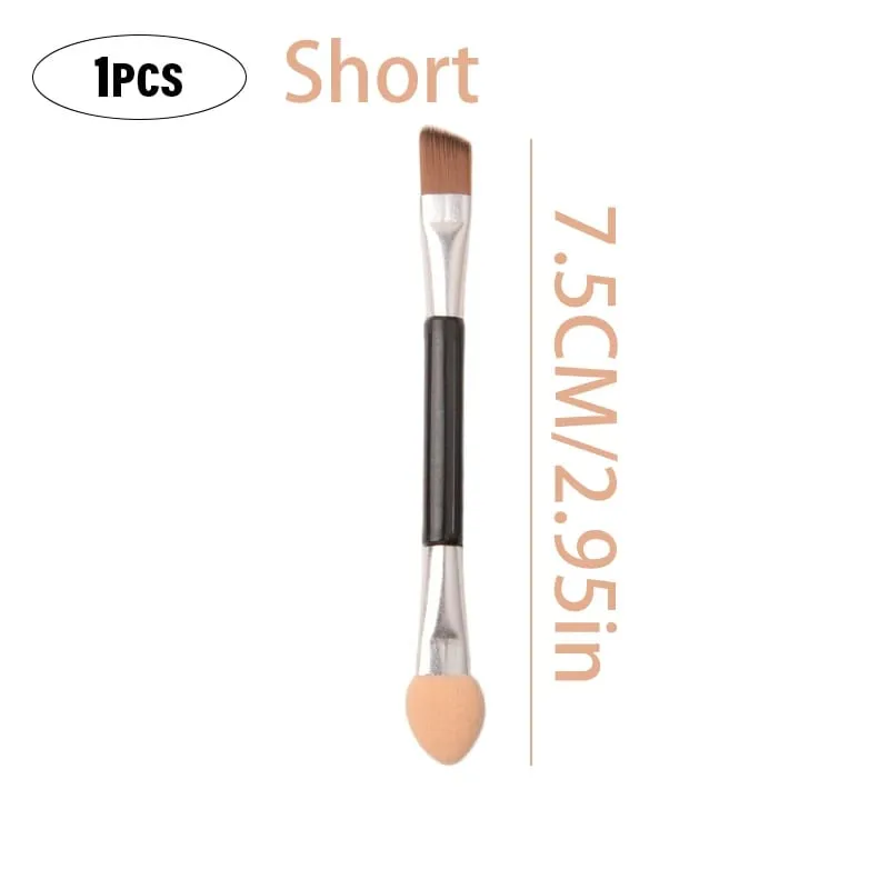 Professional Eyebrow Brush Eyeliner Angled Flat Head Blade Eye Liner Brow Contour Makeup Brushes Double-head Makeup Tool 1~10PC