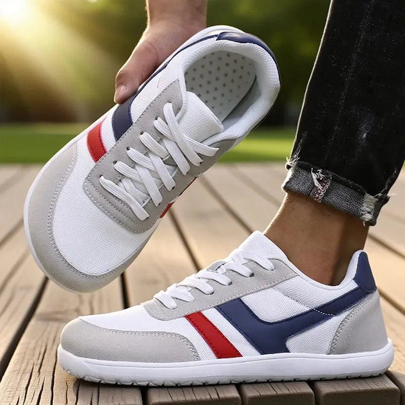 Tenis De Hombre Wide Toe Box Barefoot Shoes Minimalist Breathable Comfortable Outdoor Walking Shoe Sports Casual Blue Shoes 2025 — image 2