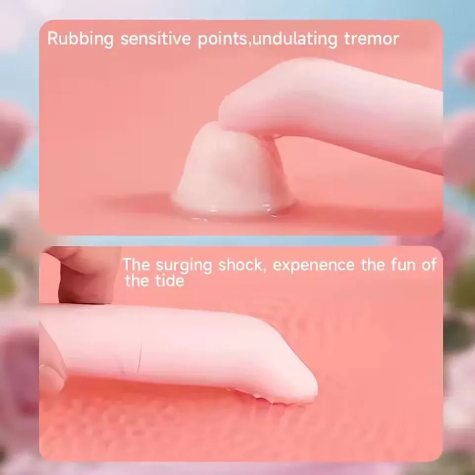 Mini Peluru Vibrator untuk Wanita Vagina Stimulator G Spot Klitoris Puting Bergetar Pijat Klitoris Dildo Mainan Seks untuk Pasangan — image 6