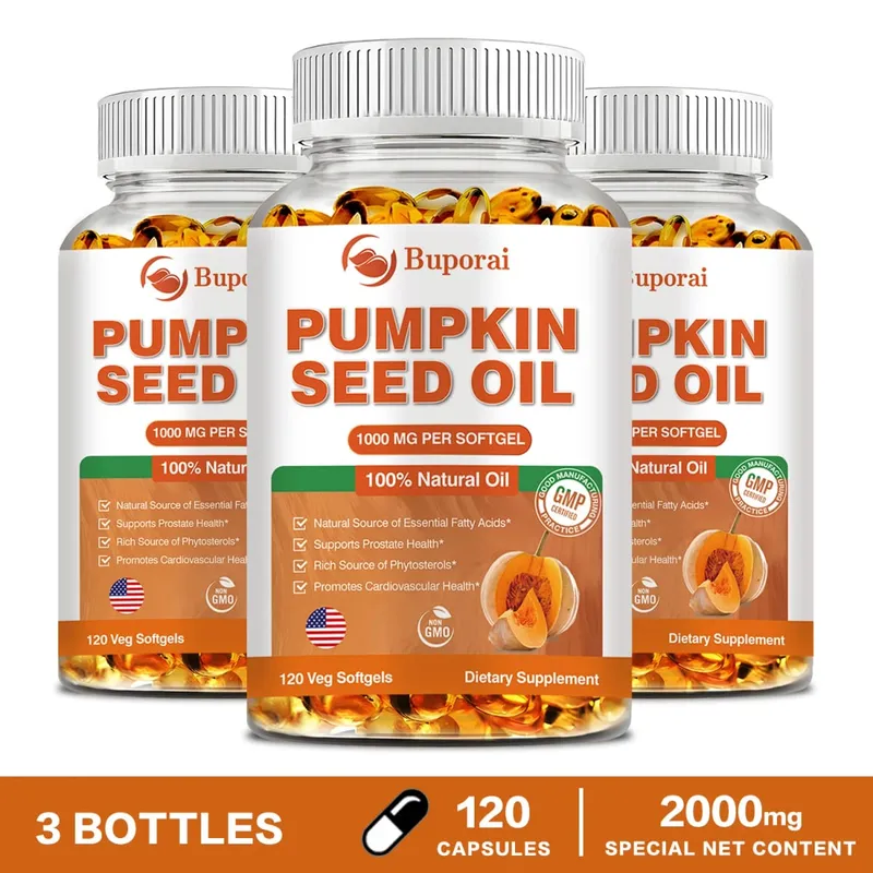 Pumpkin Seed Oil - Promotes Hair Growth Urinary Tract and Prostate Health Cardiovascular Support — image 11