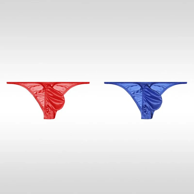 Men's Underwear Ice Silk Low Rise Sexy Bikini Briefs — image 30