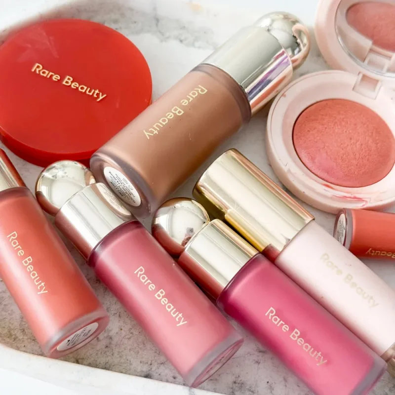 Rare Beauty New Liquid Blush and Liquid Luminizer Bundle Set Enchant Enlighten Hightlighter Happy Joy Lucky Love Hope Blush Gift — image 2