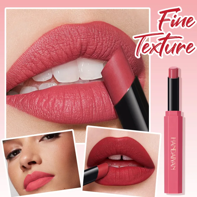 Red Matte Velvet Lipstick Waterproof Lasting Brown Lipstick Pencil Non Stick Cup Moisturize Lipstick Not Fading Sexy Lips Makeup — image 3