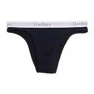 Men's Simple Bikini Youth Skin Friendly Cotton Breathable Sweat Absorption Hip Lift Briefs Gays Sexy Low-rise Bulge Pouch Tangas — image 6
