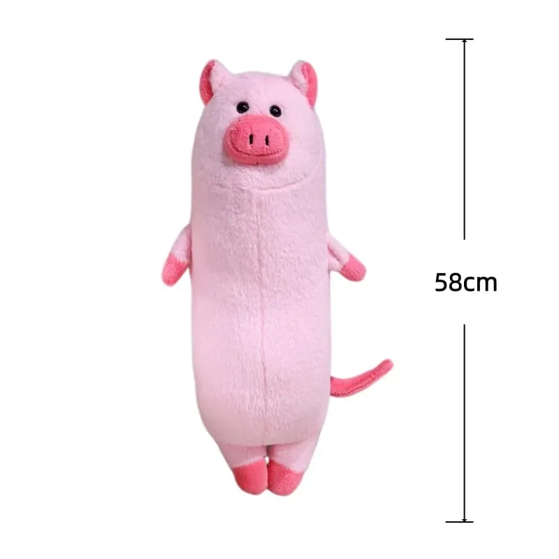 Série animal travesseiro de pelúcia leopardo elefante pinguim almofada de pelúcia kawaii acompanhar brinquedo de sono decoração para casa brinquedos presentes de aniversário — image 11