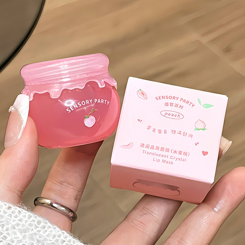 Green Grapes Clear Lip Gloss Maintenance Moisturizing Lip Balm Exfoliating Scrub Nourishing Lips Care Peach Water Gloss Lip Tint — image 5