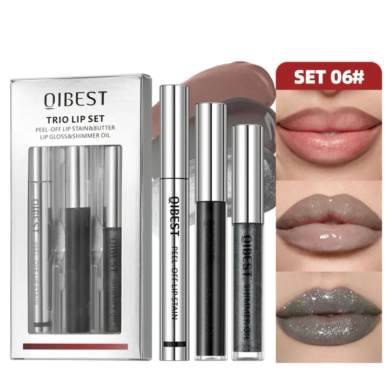 Multifunctional Makeup Sets Peel Off Lip Stain Tattoo Mirror Lipgloss Shimmer Lip Oil Lasting Cosmetics Lip Glaze Tint — image 12