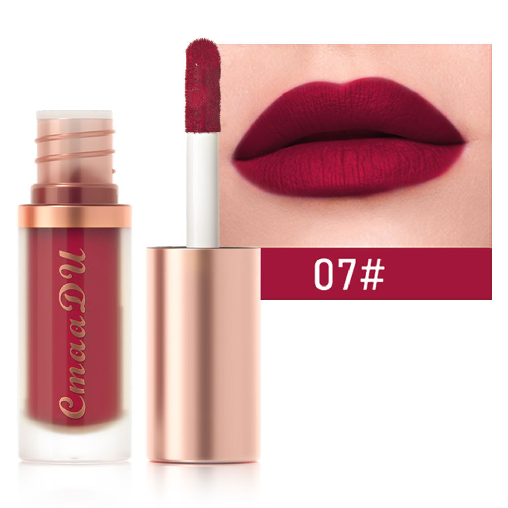 1pcs Waterproof Matte Velvet Lip Glaze Moisturizing Long Lasting Non-stick Cup Not Easy To Fade Lip Gloss Lipstick Makeup — image 18