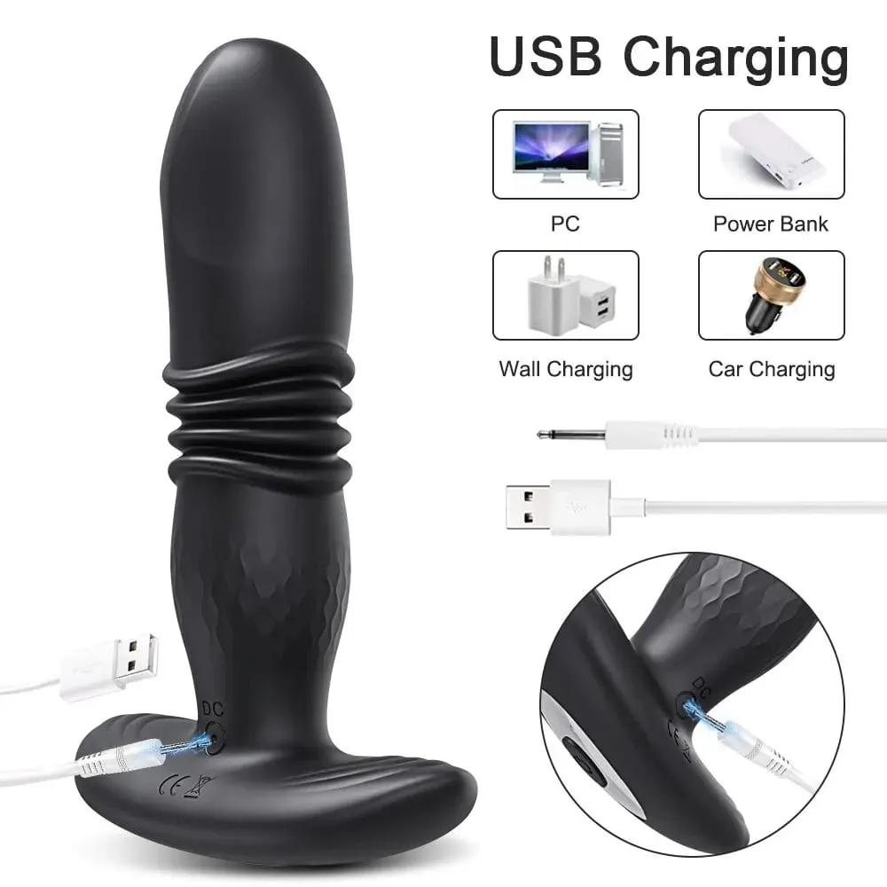 Teleskop Vibrierender Butt Plug Anal APP Vibrator Drahtlose Fernbedienung Sex Spielzeug für Frauen Arsch Anal Dildo Prostata-massagegerät Buttplug — image 4