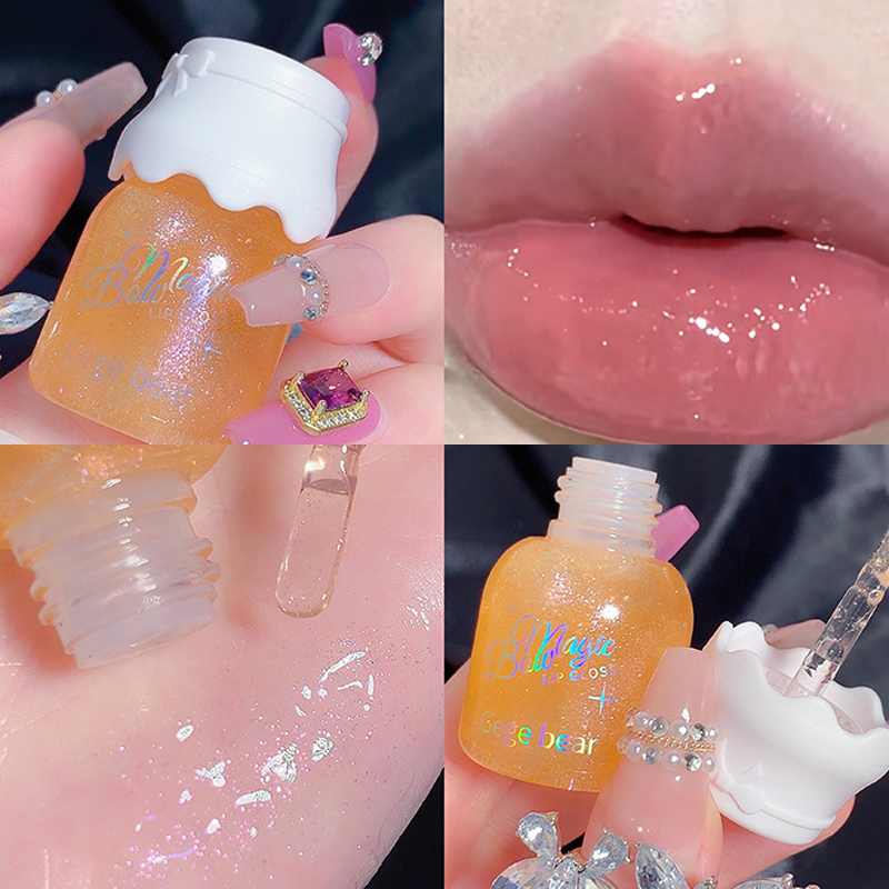 Butterfly shaped milk can lip balm moisturizes and moisturizes the mirror surface with a shimmering and pouty lips — image 10